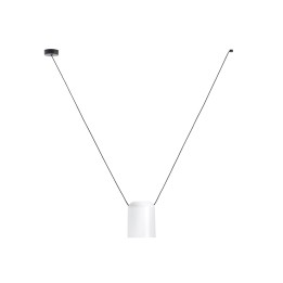 Lámpara Colgante Attic Rectangular Shape V E27 23W Negro Leds C4 00-7392-05-14