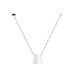 Lámpara Colgante Attic Conic Shape V E27 23W Negro Leds C4 00-7393-05-14