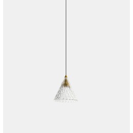 Lámpara Colgante Veneto Surfaced 1 Body LED 6.7W 2700K Oro 452lm Leds C4 00-7589-DL-DO