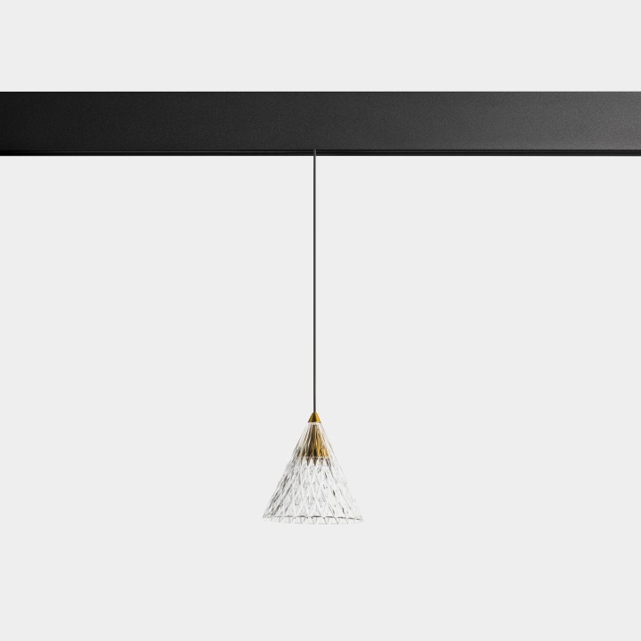 Lámpara colgante Veneto Bajo Voltaje LED 5W 2700K Negro 268lm Leds C4 00-7593-05-DO