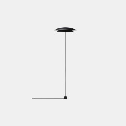 Lámpara Pie de salon Noway Double Screen Counterweight LED 18W 3000K Negro 495lm Leds C4 00-7977-05-05