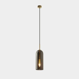 Lámpara Colgante Glam 310mm E14 23W Oro mate Leds C4 00-8107-DN-12