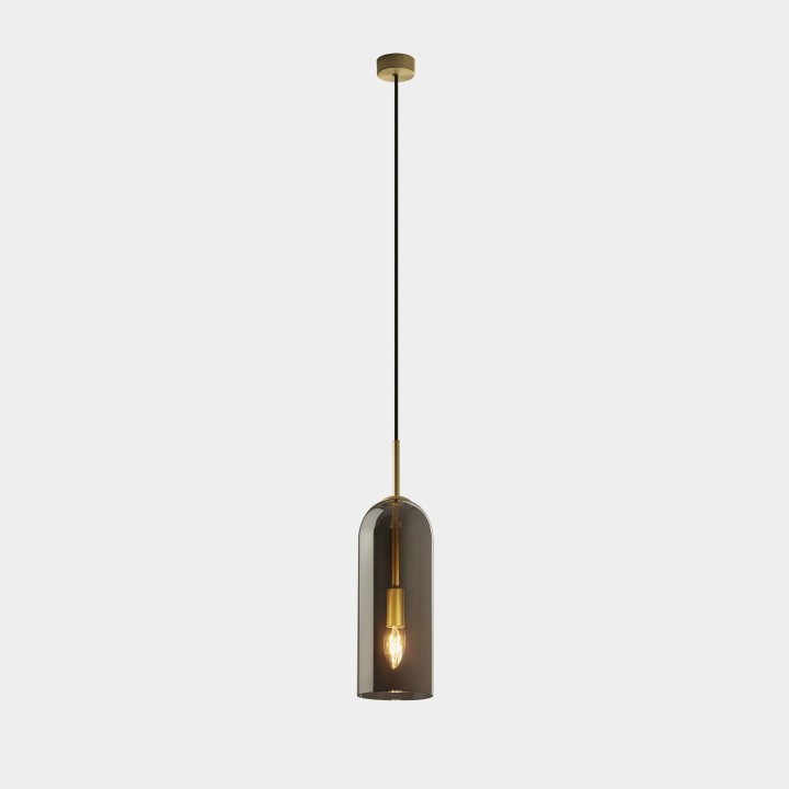 Lámpara Colgante Glam 310mm E14 23W Oro mate Leds C4 00-8107-DN-12
