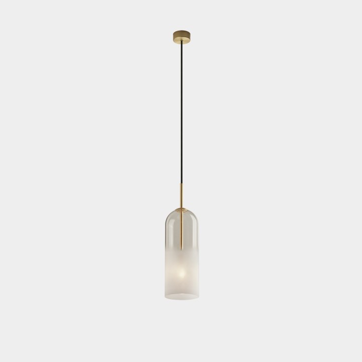 Lámpara Colgante Glam 385mm E14 23W Oro mate Leds C4 00-8108-DN-14