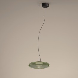 Lámpara Colgante Plat Recessed LED LED 10.510.5W 2700K Negro 805lm Leds C4 00-8406-05-08