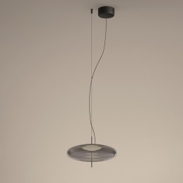 Lámpara Colgante Plat Recessed LED LED 10.510.5W 2700K Negro 762lm Leds C4 00-8406-05-12