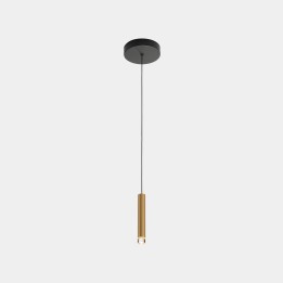 Lámpara Colgante Candle XS 1 Body Surface LED 3.2W 2700K Latonado 154lm Leds C4 00-8527-27-27