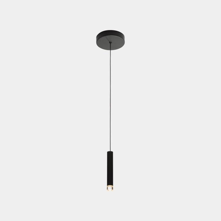 Lámpara Colgante Candle XS 1 Body Surface LED 3.2W 2700K Negro 154lm Leds C4 00-8527-60-60