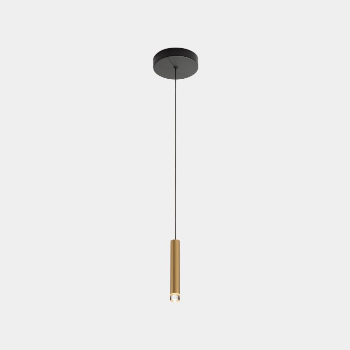 Lámpara Colgante Candle XS 1 Body Recessed LED 3.2W 2700K Latonado 154lm Leds C4 00-8528-27-27