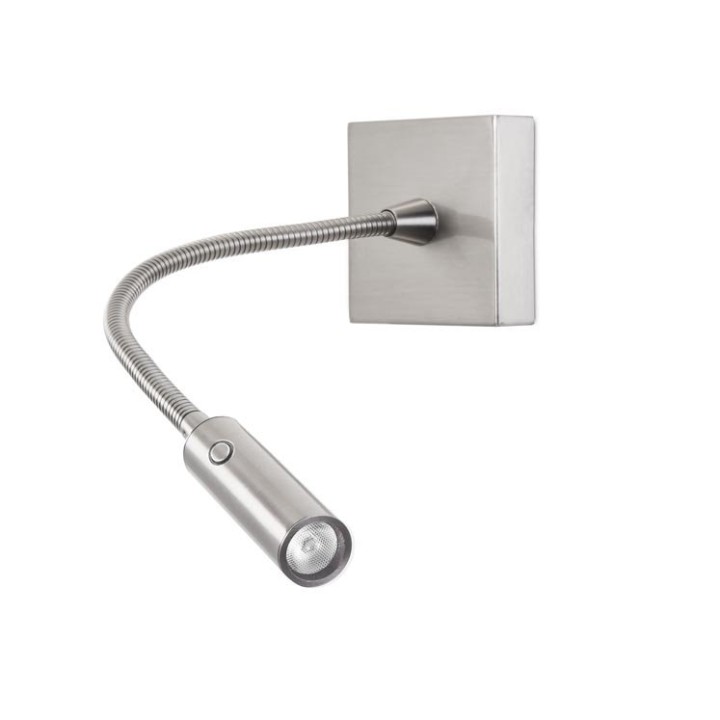 Luz de lectura Tip LED 2.2W 3000K Níquel satinado 175lm Leds C4 05-5296-81-81