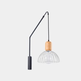 Aplique Contrast ø247mm E27 60W Madera clara Leds C4 05-6415-93-14