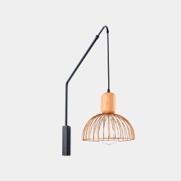 Aplique Contrast ø247mm E27 60W Madera clara Leds C4 05-6415-93-F5
