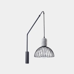 Aplique Contrast ø247mm E27 60W Cemento Leds C4 05-6415-DC-05