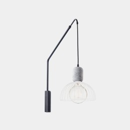 Aplique Contrast ø247mm E27 60W Cemento Leds C4 05-6415-DC-14