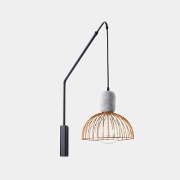 Aplique Contrast ø247mm E27 60W Cemento Leds C4 05-6415-DC-F5