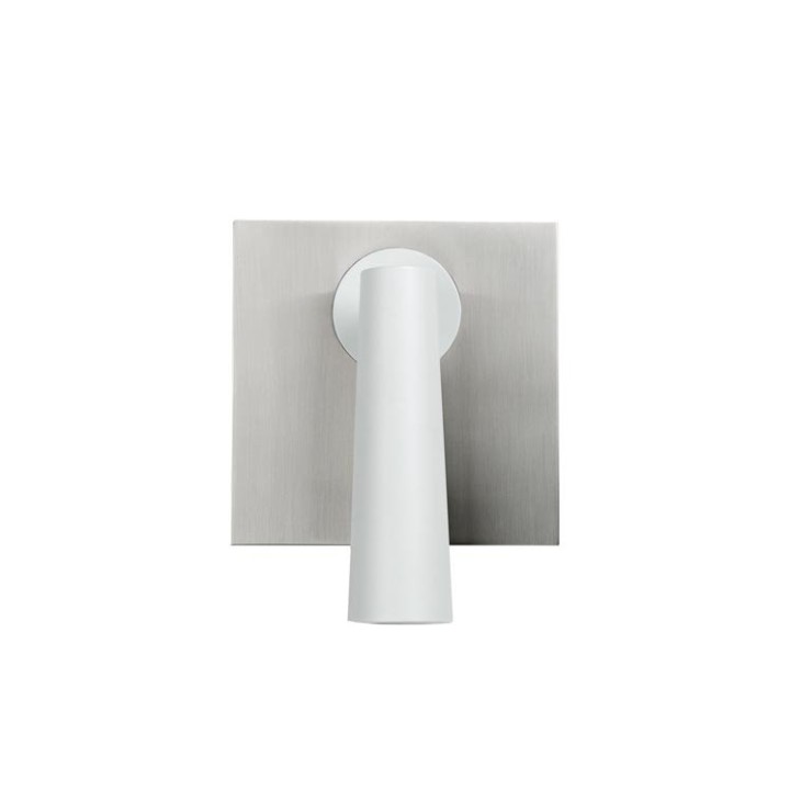 Luz de lectura Gamma Mix&Match Square LED 2.2W 2700K Níquel satinado 137lm Leds C4 05-6420-81-14