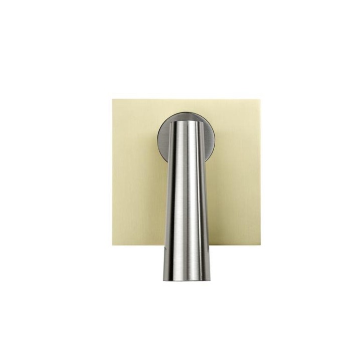 Luz de lectura Gamma Mix&Match Square LED 2.2W 2700K Oro mate 137lm Leds C4 05-6420-DN-81