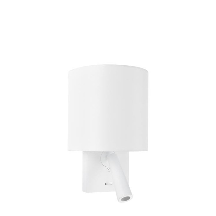 Aplique Gamma Shade Round E27 LED 602.2W 2700K Blanco 293lm Leds C4 05-6423-14-14