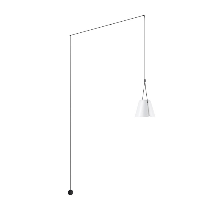 Aplique Attic Conic Shape E27 23W Negro Blanco Leds C4 05-7389-05-14