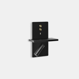 Luz de lectura E-lamp LED LED 2.29W 2700K Negro 452lm Leds C4 05-7606-05-DO