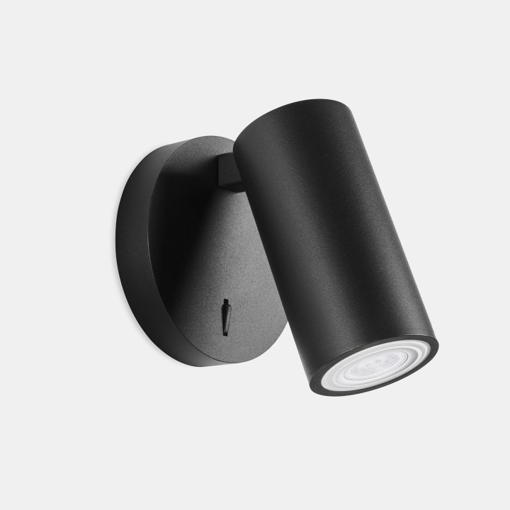 Aplique Simply GU10 7W Negro Leds C4 05-7982-05-05