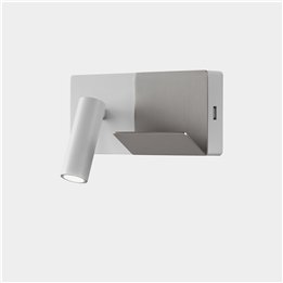 Luz de lectura E-lamp Mini LED 2.1W 2700K Blanco 137lm Leds C4 05-8329-14-81