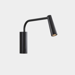 Luz de lectura Gamma Extend LED 2.1W 2700K Negro 137lm Leds C4 05-8339-05-05