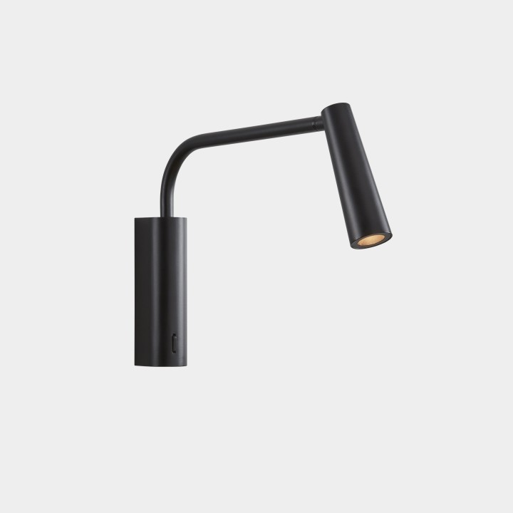 Luz de lectura Gamma Extend LED 2.1W 2700K Negro 137lm Leds C4 05-8339-05-05