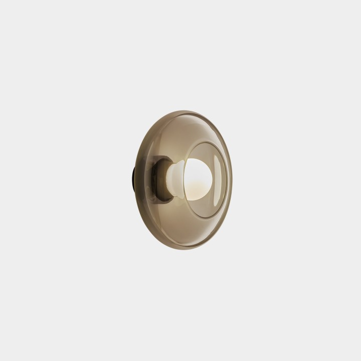 Aplique Trip Glass E14 7W Negro Leds C4 05-8358-05-15