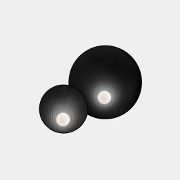 Aplique Trip Double ø460mm / ø300mm E14 7W Negro Leds C4 05-8359-05-05