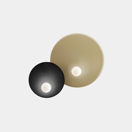 Aplique Trip Double ø460mm / ø300mm E14 7W Negro Leds C4 05-8359-05-DP