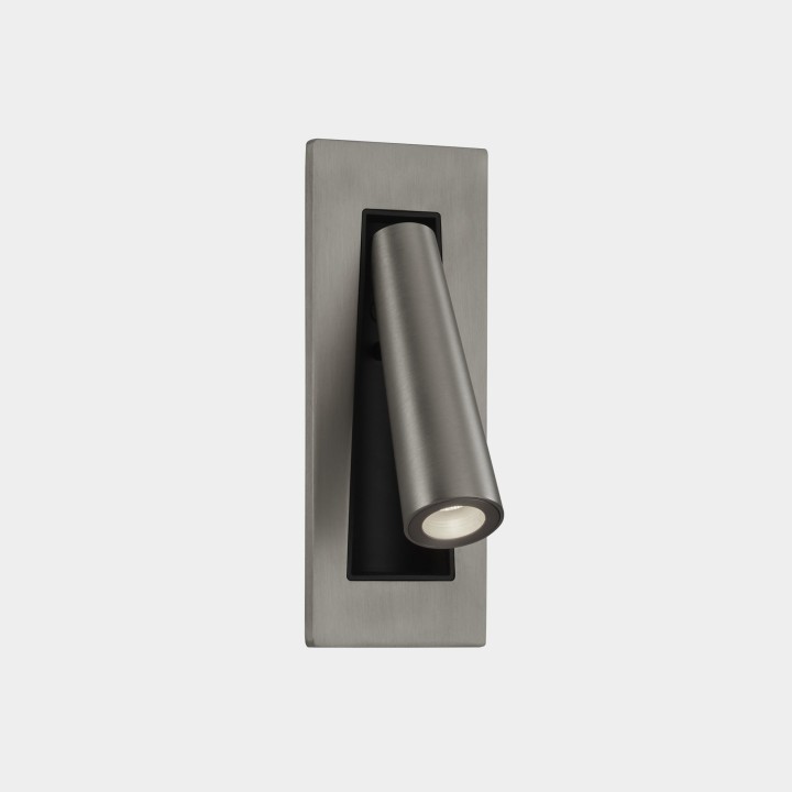 Luz de lectura Gamma Recessed LED 2.1W 2700K Níquel satinado 137lm Leds C4 05-8397-81-81