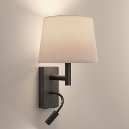 Aplique Metrica Shade Extend Reader E27 LED 602.1W 2700K Negro 137lm Leds C4 05-8401-05-82