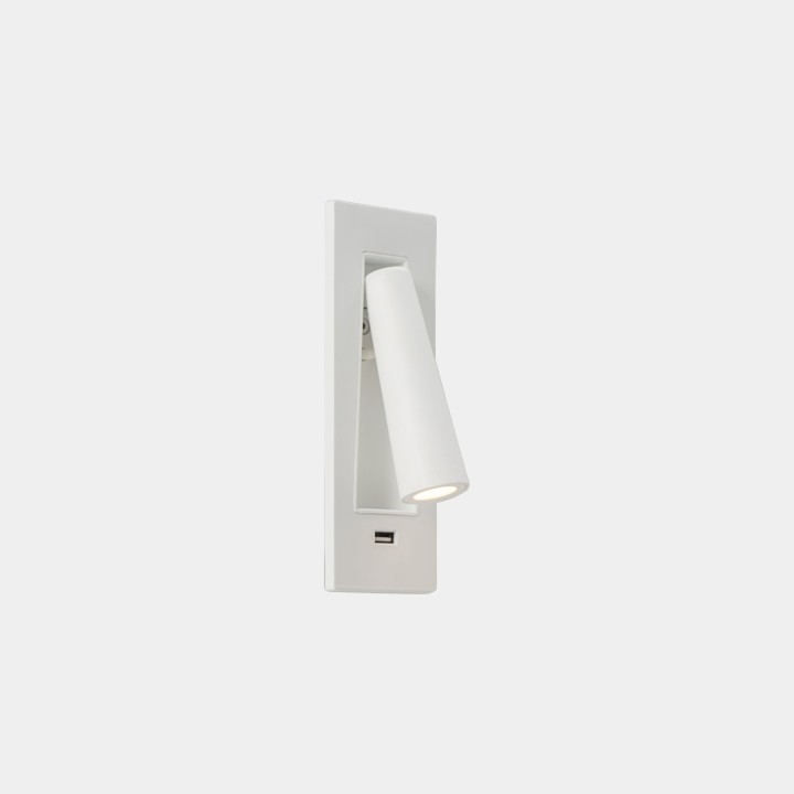 Luz de lectura GAMMA SR usb LED 2.1W 2700K Blanco 137lm Leds C4 05-8507-14-14