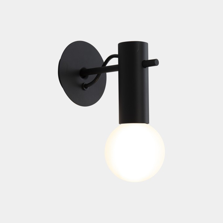 Aplique Nude E27 15W Negro Leds C4 05-8515-05-05