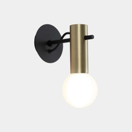 Aplique Nude E27 15W Negro Leds C4 05-8515-05-EM