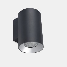 Aplique IP66 Cosmos Wall Fixture ø168 Single Emission LED 33W Blanco neutro - 4000K ON-OFF Gris urbano 2534lm Leds C4 05-9956-Z5