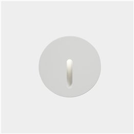 Lámpara Empotrable de pared IP66 Bat Round Lineal LED 2.2W 3000K Blanco 11lm Leds C4 05-E015-14-CL