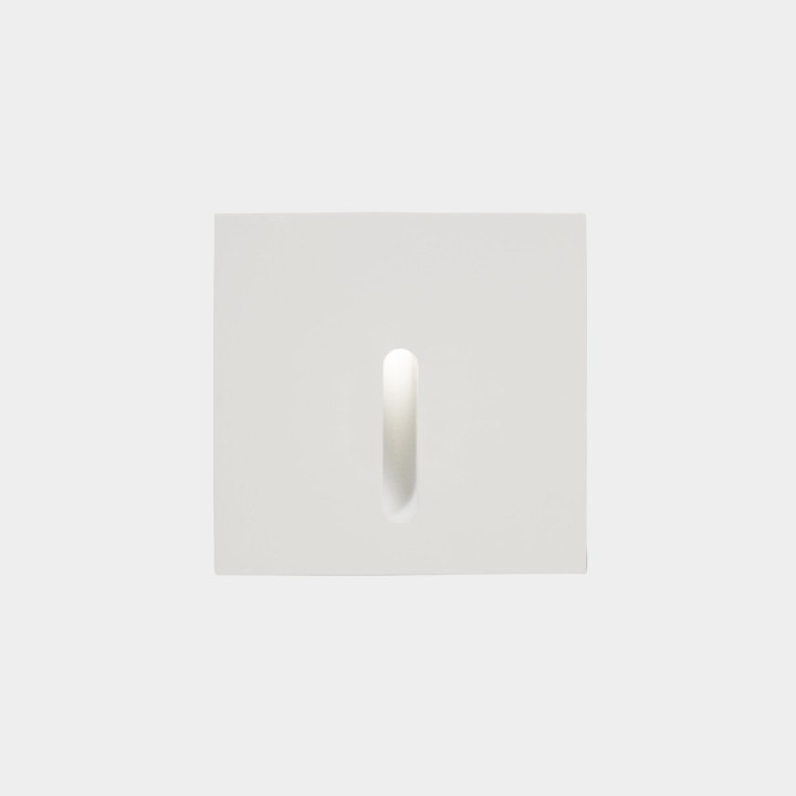 Lámpara Empotrable de pared IP66 Bat Square Lineal LED 2.2W 4000K Blanco 11lm Leds C4 05-E017-14-CM