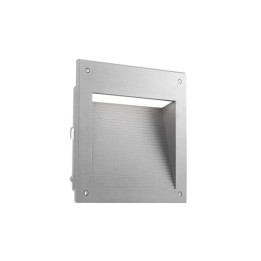 Lámpara Empotrable de pared IP66 Micenas LED Square LED 20W 3000K Gris 504lm Leds C4 05-E049-34-CL