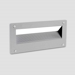 Lámpara Empotrable de pared IP66 Micenas LED Rectangular LED 5.5W 3000K Gris 128lm Leds C4 05-E050-34-CL
