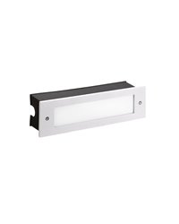 Lámpara Empotrable de pared IP66 Micenas LED Pro LED 8.7W 3000K Blanco 731lm Leds C4 05-E051-14-CL