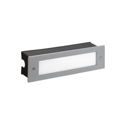 Lámpara Empotrable de pared IP66 Micenas LED Pro LED 8.7W 4000K Gris 779lm Leds C4 05-E051-34-CM