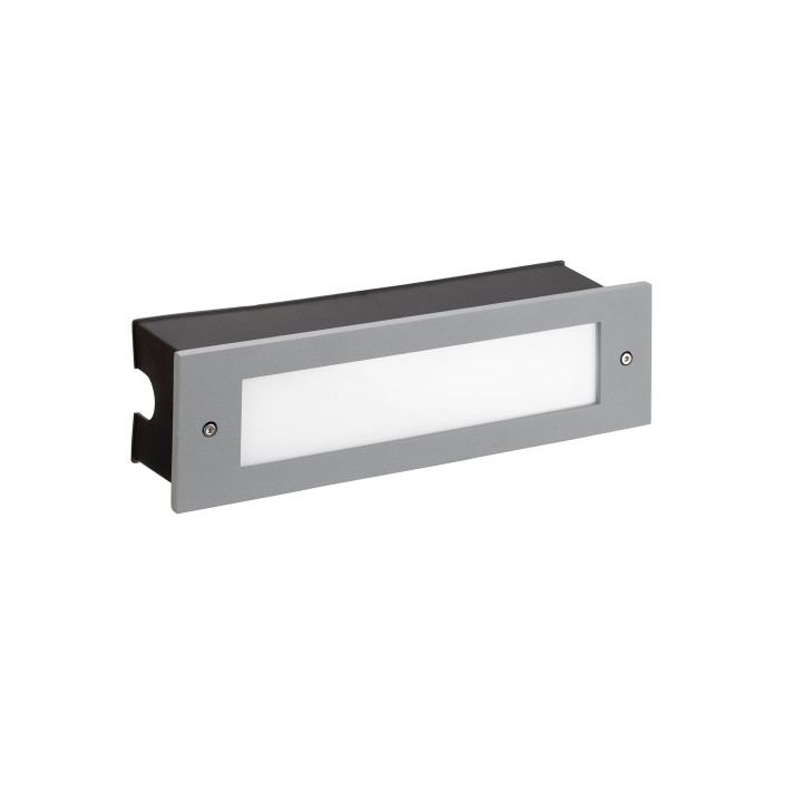 Lámpara Empotrable de pared IP66 Micenas LED Pro LED 8.7W 4000K Gris 779lm Leds C4 05-E051-34-CM