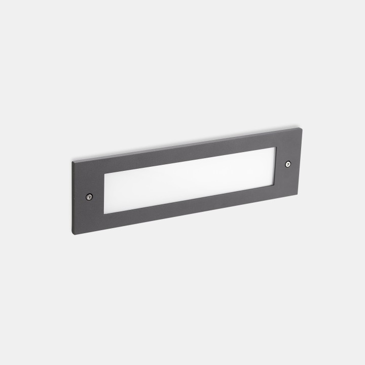 Lámpara Empotrable de pared IP66 Micenas LED Pro LED 8.7W 3000K Gris urbano 731lm Leds C4 05-E051-Z5-CL