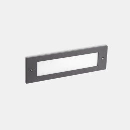 Lámpara Empotrable de pared IP66 Micenas LED Pro LED 8.7W 4000K Gris urbano 779lm Leds C4 05-E051-Z5-CM