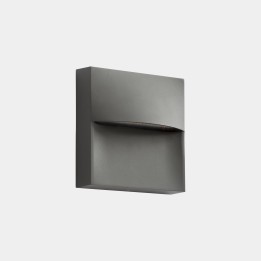 Aplique IP66 SAM LED 3.2W SW 2700-3200-4000K ON-OFF Gris urbano 269lm Leds C4 05-E059-Z5-EH