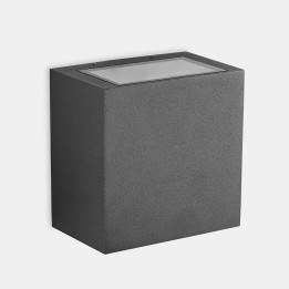 Aplique IP66 Afrodita Tech Big Single Emission LED 19.3W Blanco neutro - 4000K 0-10V Gris urbano 721lm Leds C4 05-E079-Z5-CM