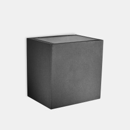 Aplique IP65 Afrodita Tech Small Double Emission LED 12W Blanco neutro - 4000K ON-OFF Gris urbano 360lm Leds C4 05-E080-Z5-CM