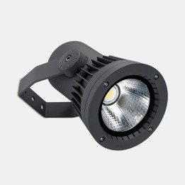 Proyector IP66 Hubble Cob LED ø234mm LED 92W 3000K Gris urbano 10552lm Leds C4 05-E083-Z5-CL